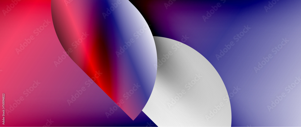 Circles and round shapes with gradients. Minimal abstract background, round geometric shapes, clean and structured design Circles and round shapes with gradients. Minimal abstract background, round geometric shapes, clean and structured design