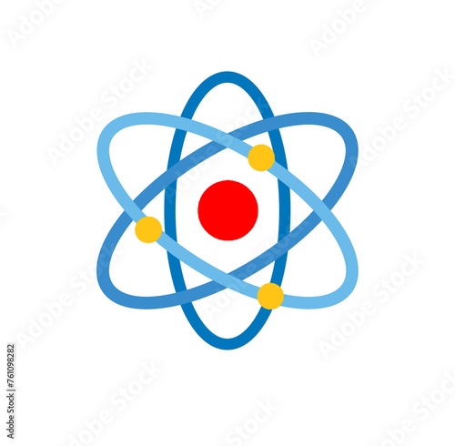 atom icon physics science 