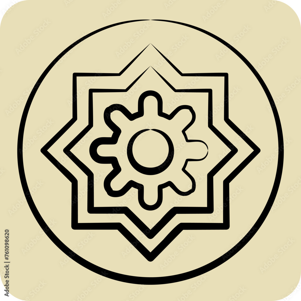 Icon Decoration. related to Kenya symbol. hand drawn style. simple design editable. simple illustration Icon Decoration. related to Kenya symbol. hand drawn style. simple design editable. simple illustration