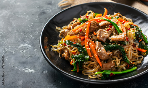 japchae, korean food, Generative AI 