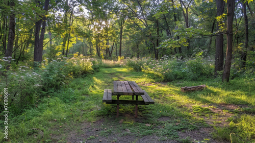 Take a break from exploring and grab a picnic blanket to enjoy a leisurely lunch a the wildflowers and wooded trails.