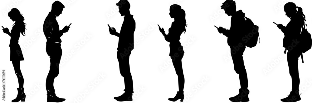 mobile phone women and men