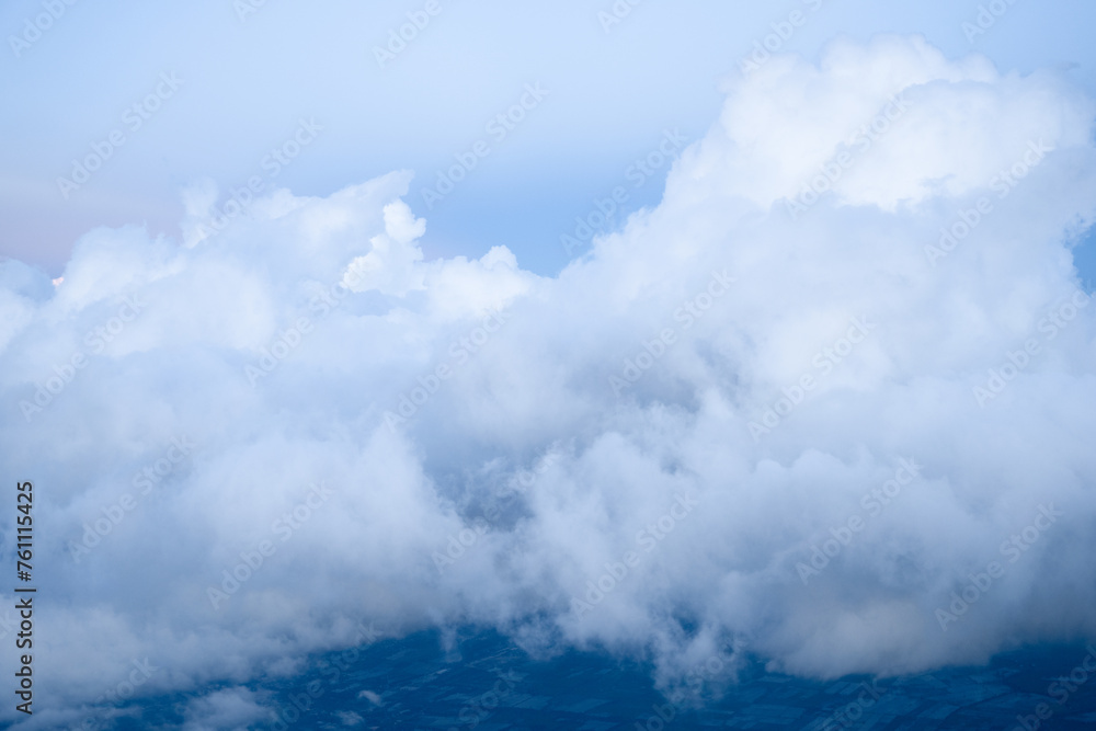 Clouds clean viewed from an airplane Clouds clean viewed from an airplane