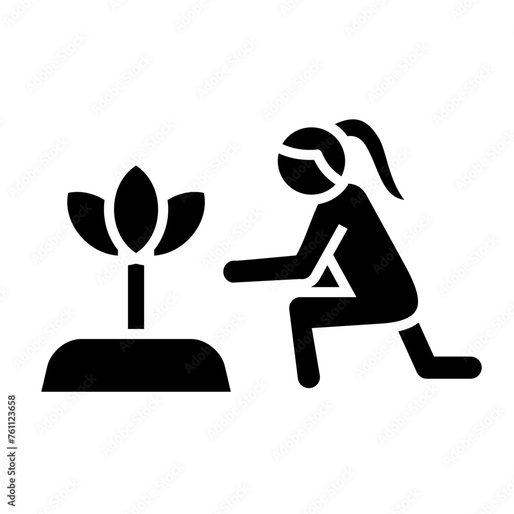 Fototapeta premium Botanical Garden Icon