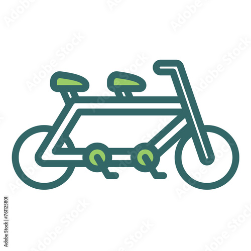 Tandem Bike Icon