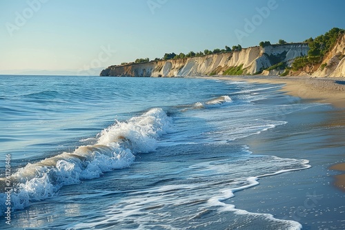 A serene scene with calm waves fosters peace of mind and emotional balance