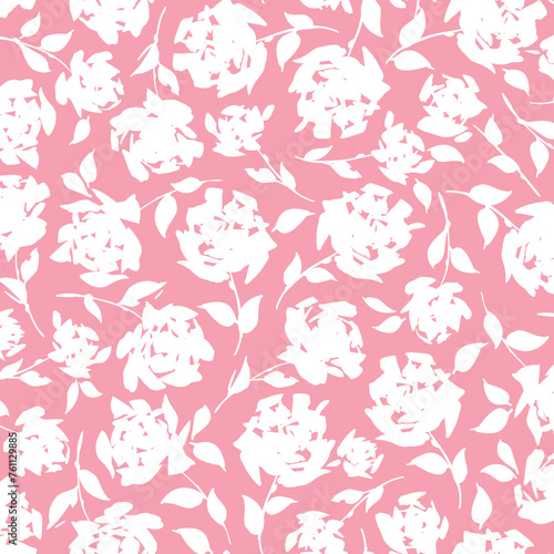 Abstract floral pattern perfect for textile design,