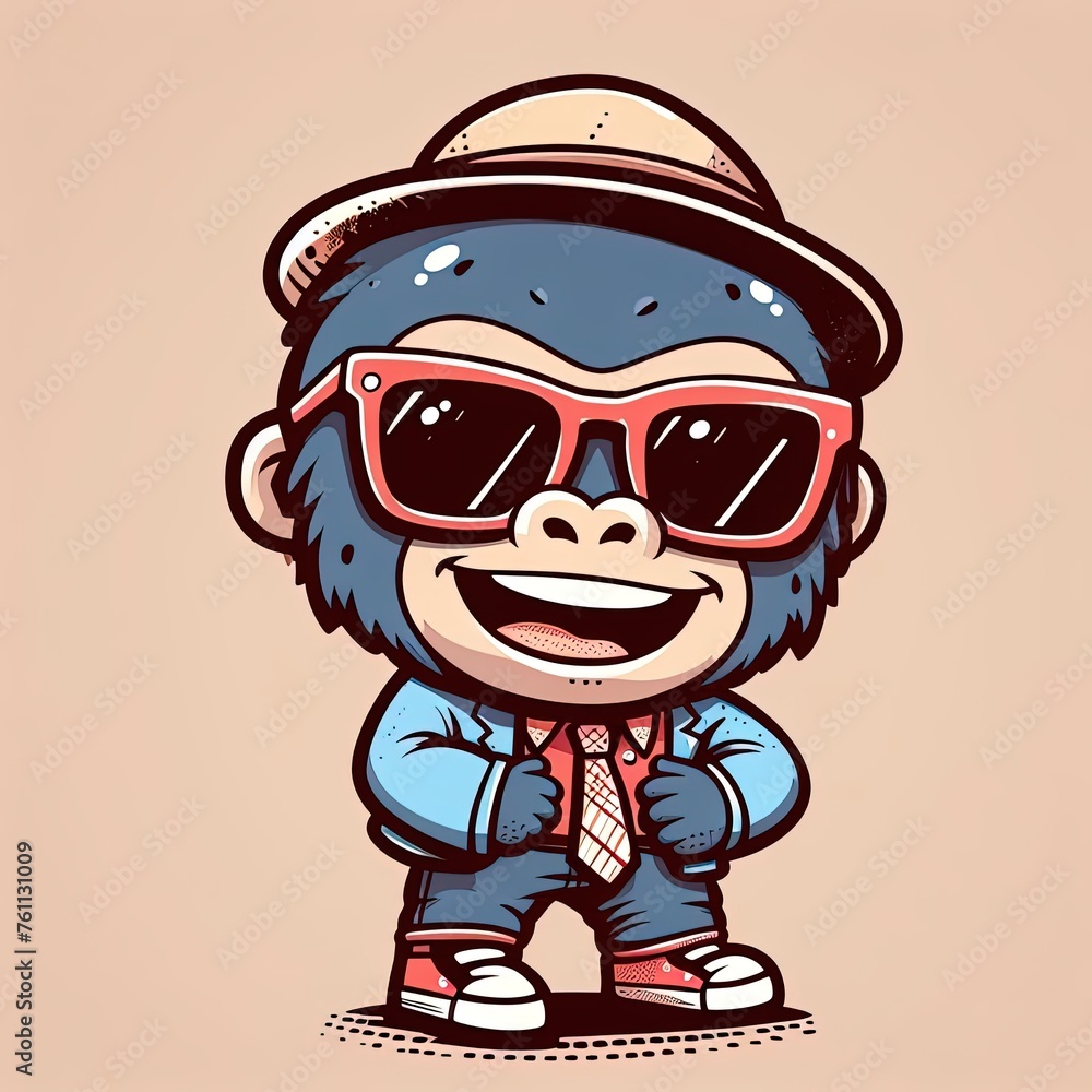Obraz premium 2D Animal character