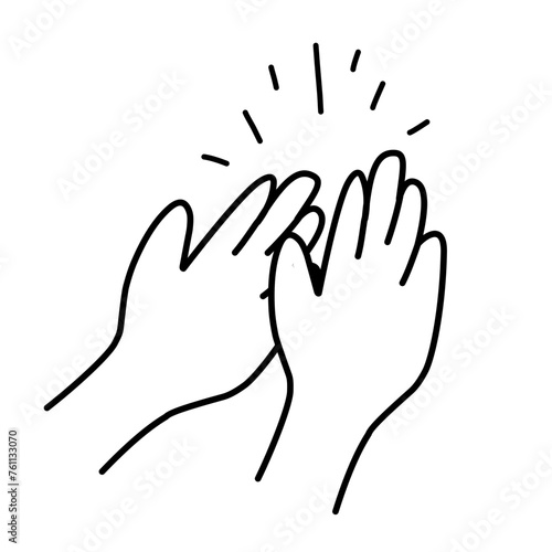 high five icon