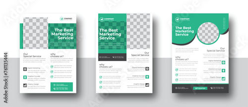 THE BEST MARKETING SERVICE Digital Marketing Expert Flyer corporate, a4, business company, template,