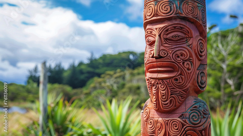 Maori culture in New Zealand is a treasure trove of traditions and customs. photo
