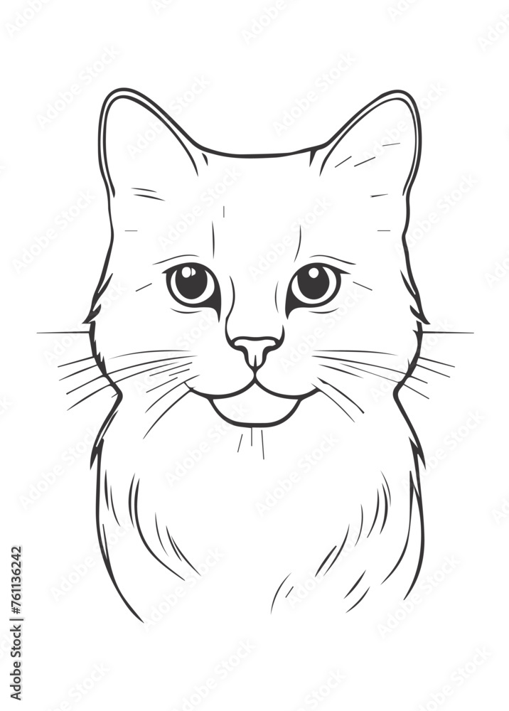 Minimalist cats drawing set. Minimalist cats drawing set.