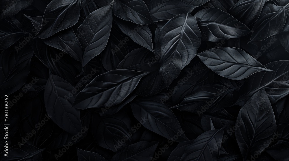 Nature's Mystery: Black Leaves in Soft Focus
Nature's Mystery: Black Leaves in Soft Focus