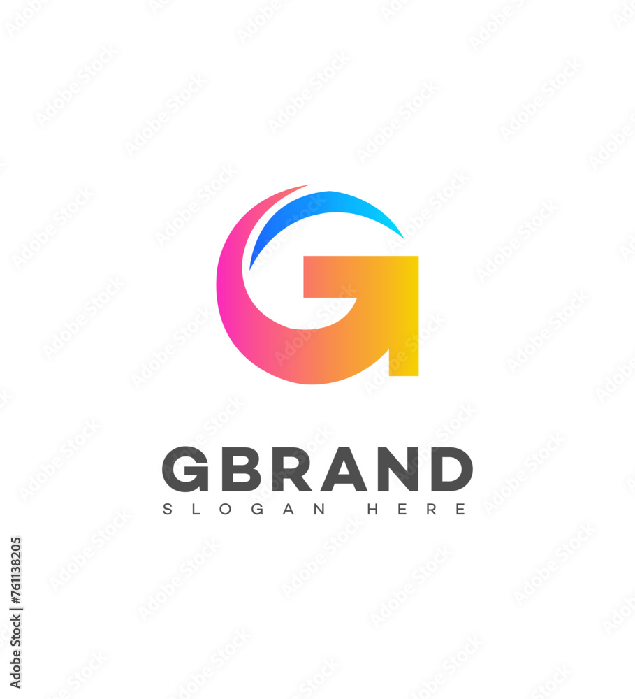 G Letter Logo Icon Brand Identity Sign. G Letter Symbol Template