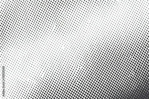 Grunge Black and White Distress. Dot Texture Background. Halftone Dotted Grunge Texture. © Saichol