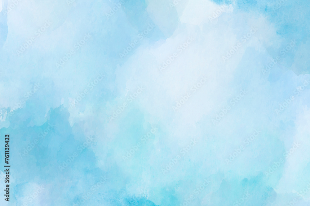 Blue color background. Abstract Blue watercolor paint background.