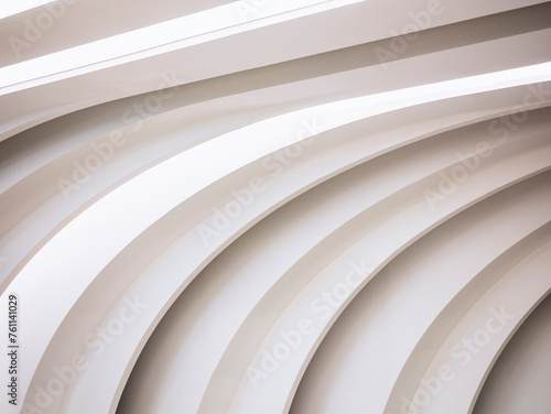 White curve swirl line Abstract background cement texture © VTT Studio