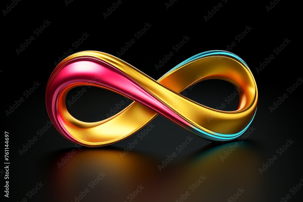 Exito Infinito Sign Diseño refinado que moldea el flujo eterno: La historia sin fin ...