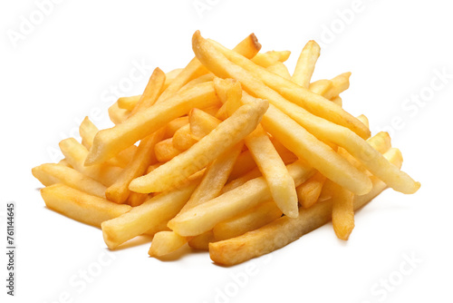 French Fries. Isolated on Transparent Background. 
