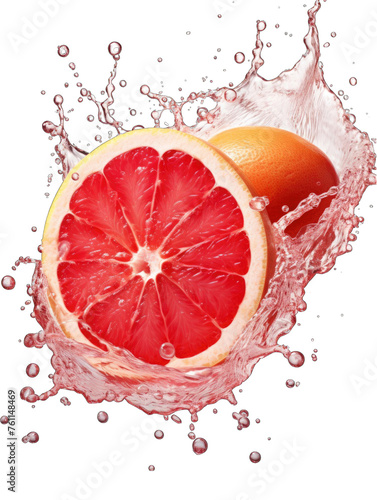 Create A High quality fresh grapefruit splash