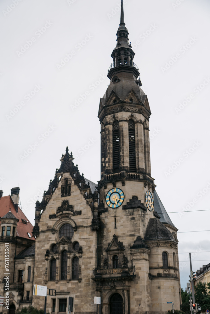 Fototapeta premium The Evangelical-reformed Church leipzig germany