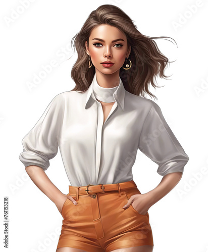 Chic woman clipart png stylish girl clipart fashion style clipart fashionable woman outfit sophisticated female for collage sheet scrapbooking	
