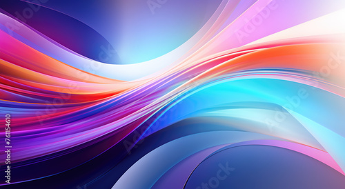 Abstract colorful painting waves desktop background landscape wallpaper design  blue  yellow  purple  red rainbow colors
