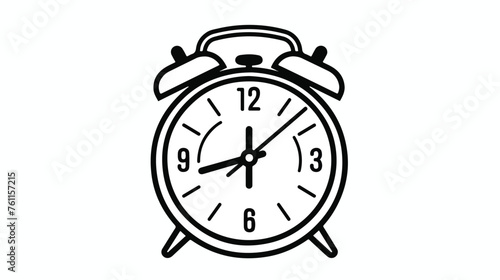 Alarm clock vector icon