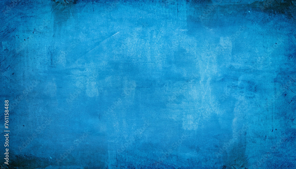 Blue grungy distressed canvas background