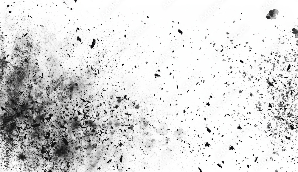 Grunge background with a black rough texture and dust, grain or dirt overlay. A grunge texture with distressed edges and dust particles, perfect for adding an aged or worn effect Grunge background with a black rough texture and dust, grain or dirt overlay. A grunge texture with distressed edges and dust particles, perfect for adding an aged or worn effect