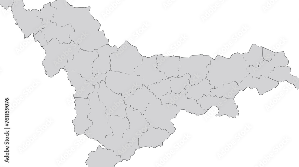 Black flat blank highlighted location map
