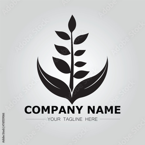 simple Growth logo company vector image for branding business