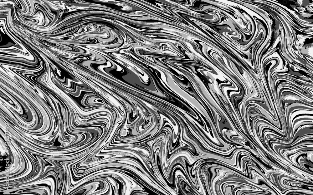 Black abstract background. Ink marbling textures. Hand drawn marble. Fluid painting seamless pattern design. Black fluid lines on white background marble geode. Dye flow style. Vector illustration Black abstract background. Ink marbling textures. Hand drawn marble. Fluid painting seamless pattern design. Black fluid lines on white background marble geode. Dye flow style. Vector illustration