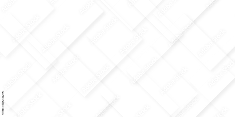 Abstract design with white transparent material in triangle and squares shapes. Modern and creative design with different size white boxes on the white background white rectangle business card  - obrazy, fototapety, plakaty 