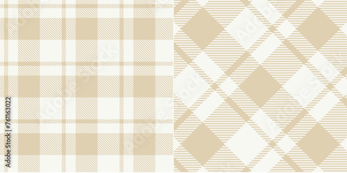 Vector checkered pattern or plaid pattern . Tartan, textured seamless twill for flannel shirts, duvet covers, other autumn winter textile mills. Vector Format