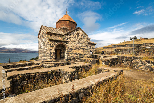 View of Sevanavank in Armenia photo