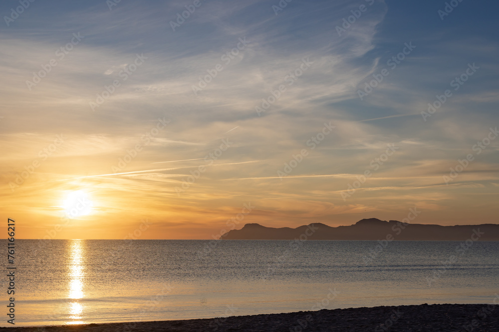 Sunrise in der Bucht von Alcudia