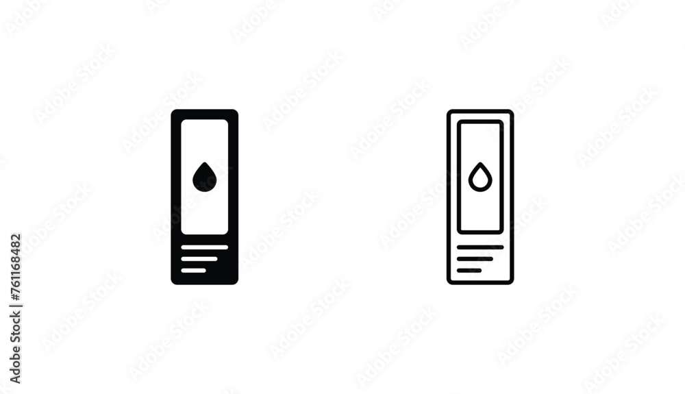 Microscope Slides icon design with white background stock illustration Microscope Slides icon design with white background stock illustration