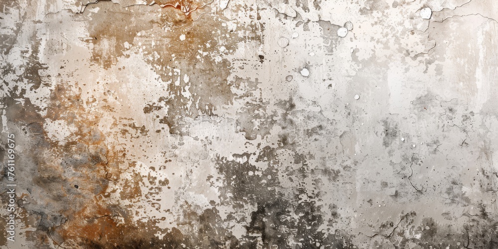Grunge Background Texture in the Colors White and Brown created with Generative AI Technology