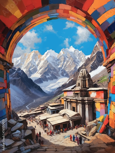 Mountain Holy Village