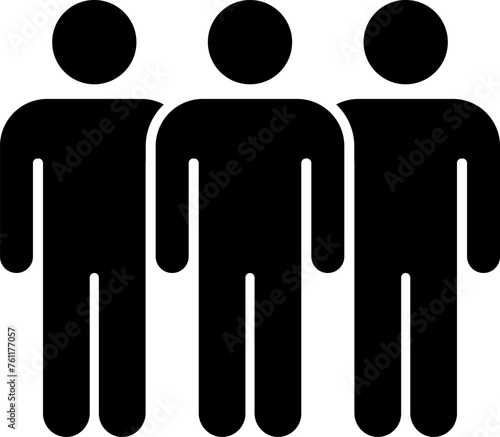 People icon. Group of people icons collection. People group icon set team worker user. User profile symbol. Group of users. Persons symbol. Vector.