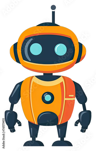 Robotics Software for Automated Tasks. Isolated on a Transparent Background. Cutout PNG.