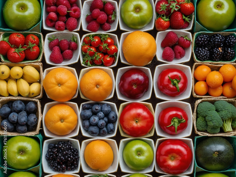 Organic fruits and vegetables. The concept of healthy eating and vegetarian. Organic fruits and vegetables. The concept of healthy eating and vegetarian.