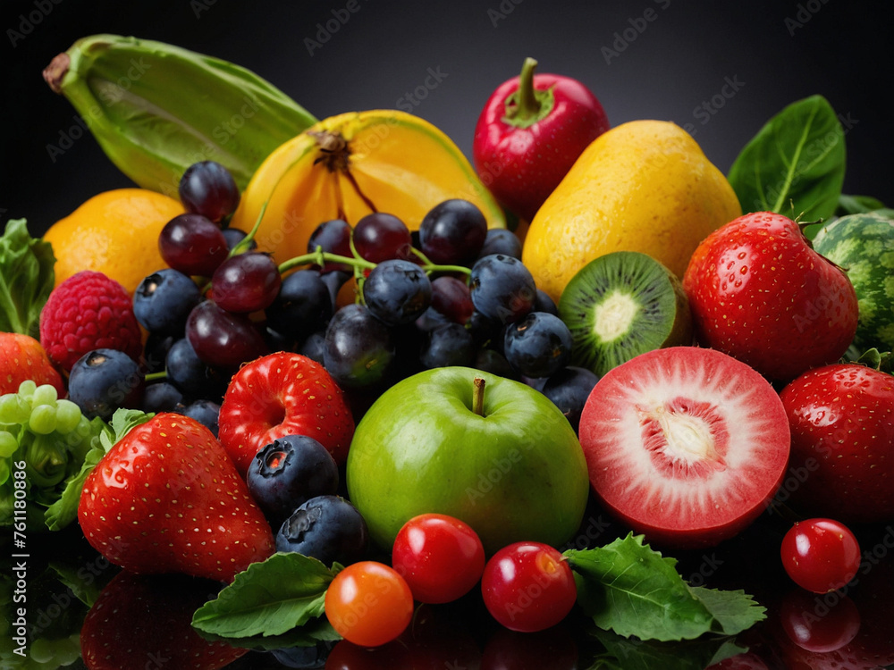 Organic fruits and vegetables. The concept of healthy eating and vegetarian. Organic fruits and vegetables. The concept of healthy eating and vegetarian.
