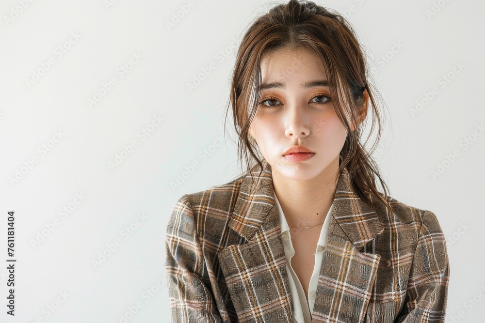 五月病やストレスで体調が悪い女性会社員（うつ病・食欲不振・パワハラ）
