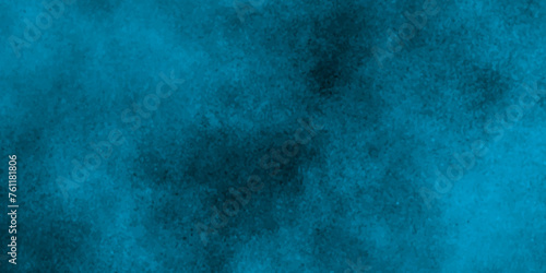 grunge stained blue paper texture close up, Splash acrylic colorful blue grunge texture background, abstract blue watercolor painting textured on black grunge paper. 
