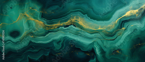 Trendy nature marble pattern. Abstract green ART.