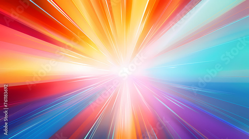 Abstract colorful background with light rays and beams