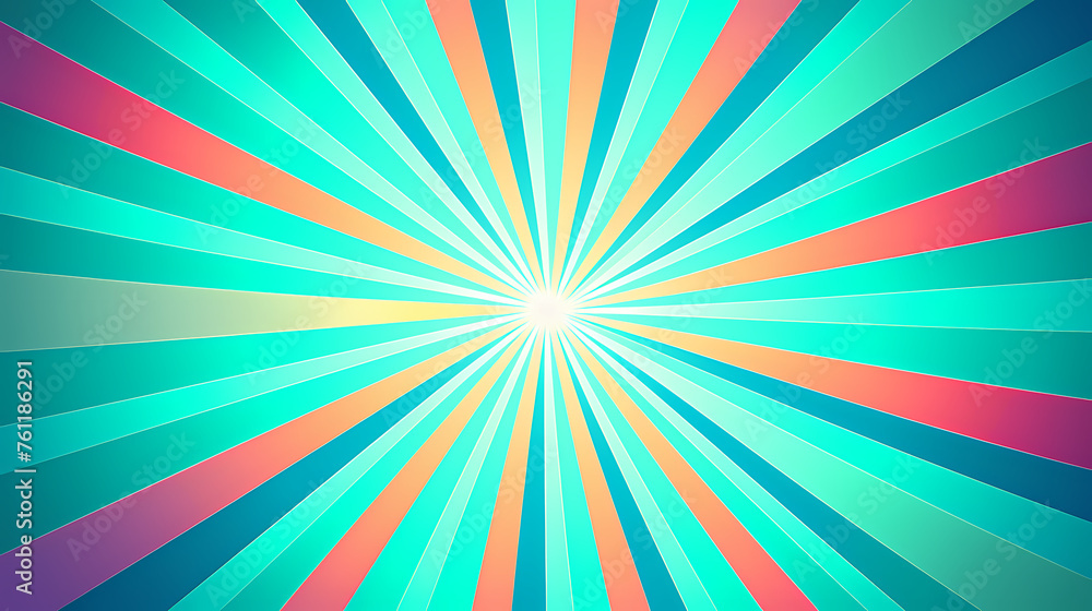Abstract colorful background with light rays and beams