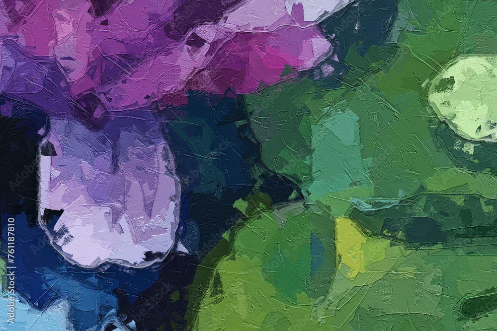 Obraz premium Oil paintings and various flowers, chrysanthemums, roses, peonies, lotus leaves, lotus flowers, insects